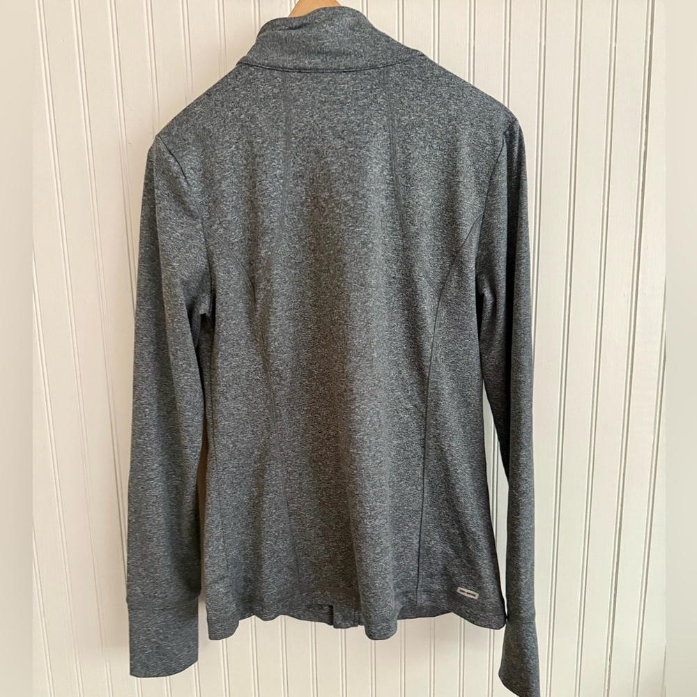 Danskin Gray Athletic Jacket Size Small with full zipper - Picture 2 of 5